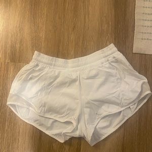 Lululemon size 6 white shorts
